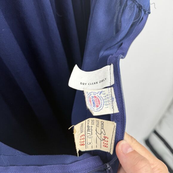 Julianne Vintage Halter Sequin Dress Long Nautical Size XS - Picture 10 of 13